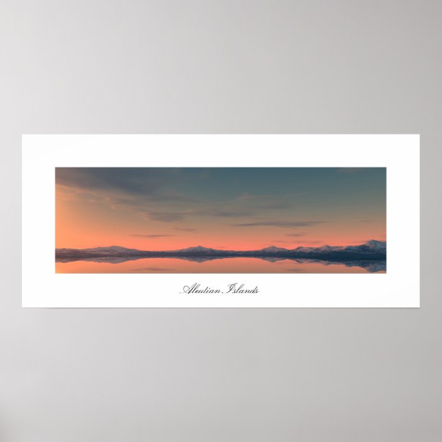 Póster Ilhas Aleutas (Frente)