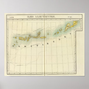 Póster Ilhas Aleutian 39