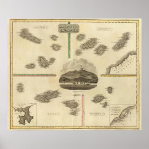 Póster Ilhas atlânticas