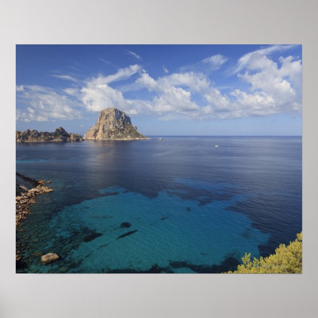 Poster Ilhas Baleares, Ibiza, Espanha (Frente)