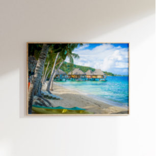 Poster Ilhas Bora Bora Turquoise Ocean Bora