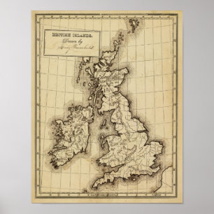 Poster Ilhas Britânicas