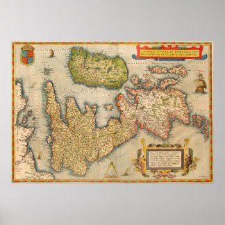 Póster Ilhas Britânicas