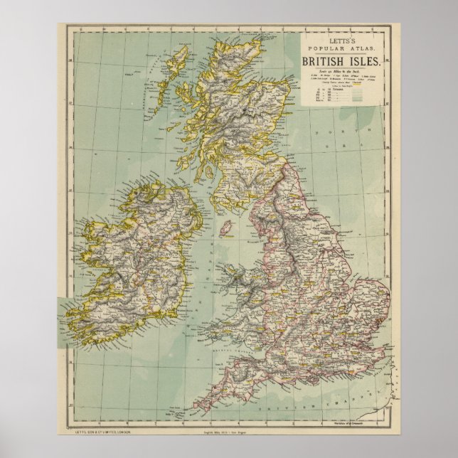 Poster Ilhas Britânicas 11 (Frente)