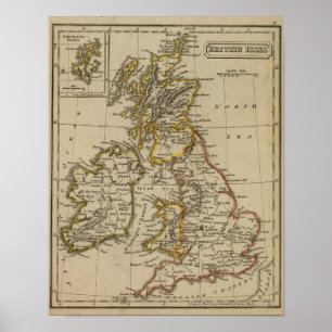Póster Ilhas britânicas 3