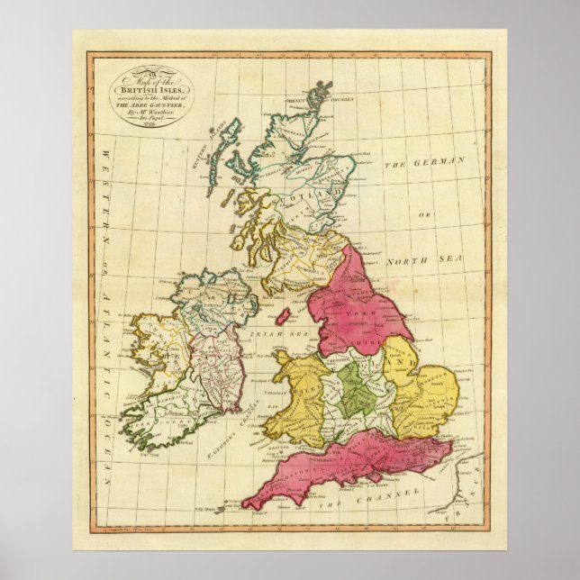 Póster Ilhas Britânicas 5 (Frente)