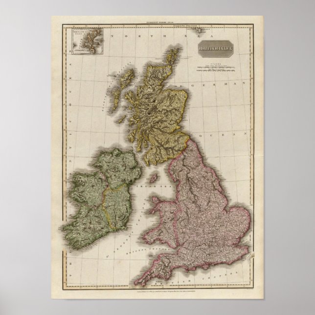 Póster Ilhas Britânicas 8 (Frente)