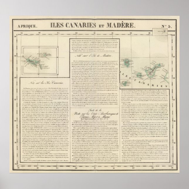 Póster Ilhas Canárias 5 (Frente)