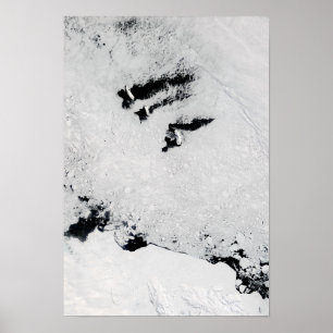 Poster Ilhas de Balleny, perto da Antártica
