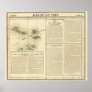 Poster Ilhas de Cabo Verde África