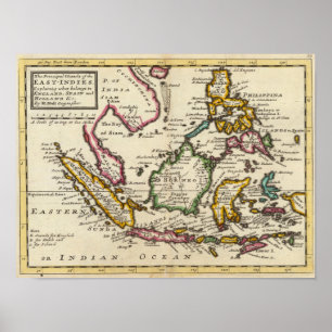 Póster Ilhas de Prinicipal das Índias do leste