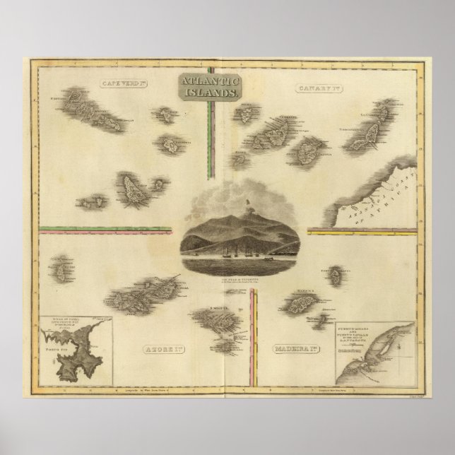 Póster Ilhas do Atlântico (Frente)