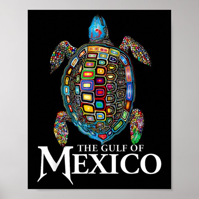 Poster Ilhas do Golfo do México para sempre Mar do Souven (Frente)