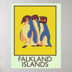 Poster Ilhas Falkland