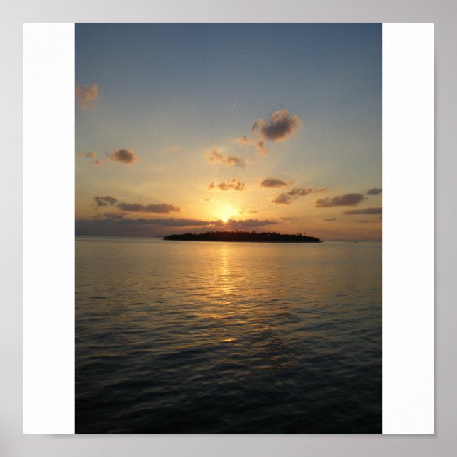 Póster Ilhas Fiji (Frente)