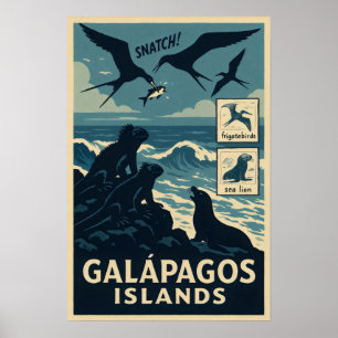Poster Ilhas Galápagos