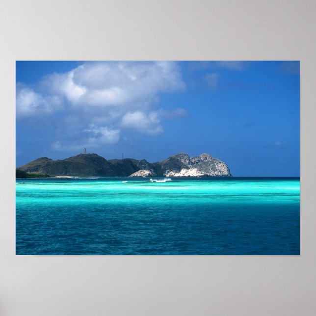 Póster Ilhas Los Roques, Venezuela (Frente)