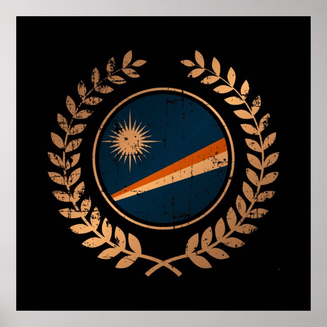 Poster Ilhas Marshall (Frente)