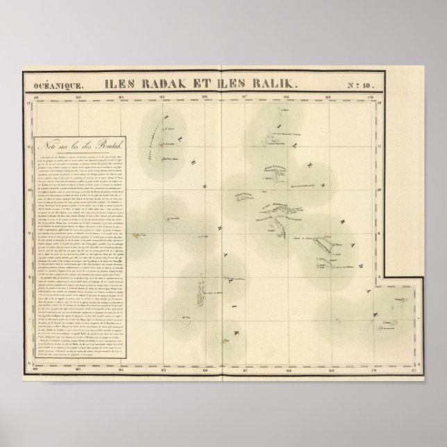 Póster Ilhas Marshall Oceânia nº 10 (Frente)