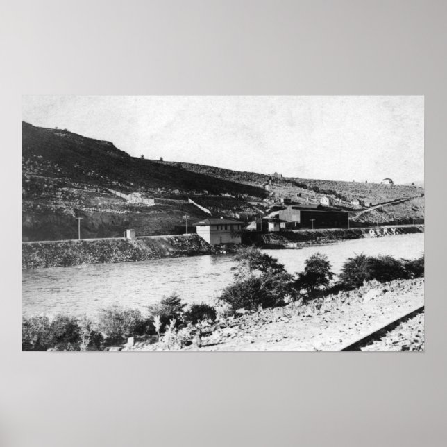 Póster Ilhas Maupin, Oregon e Deschutes (Frente)