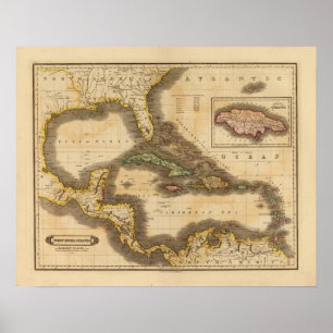 Póster Ilhas ocidentais de India