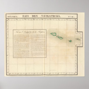 Póster Ilhas Samoan Oceânia n.o 41