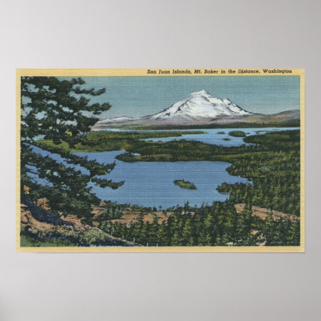 Poster Ilhas San Juan, Washington 2 (Frente)