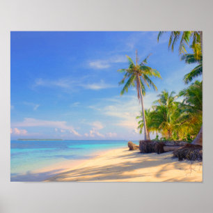 Poster Ilhas Tropicais Filipinas, Pram Palm Paradise