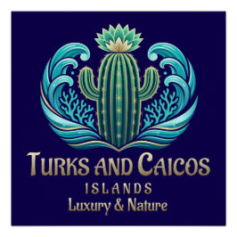 Póster Ilhas Turcas e Caicos