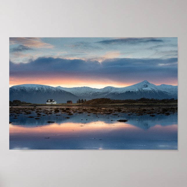 Poster Ilhas Vesteralen Noruega (Frente)