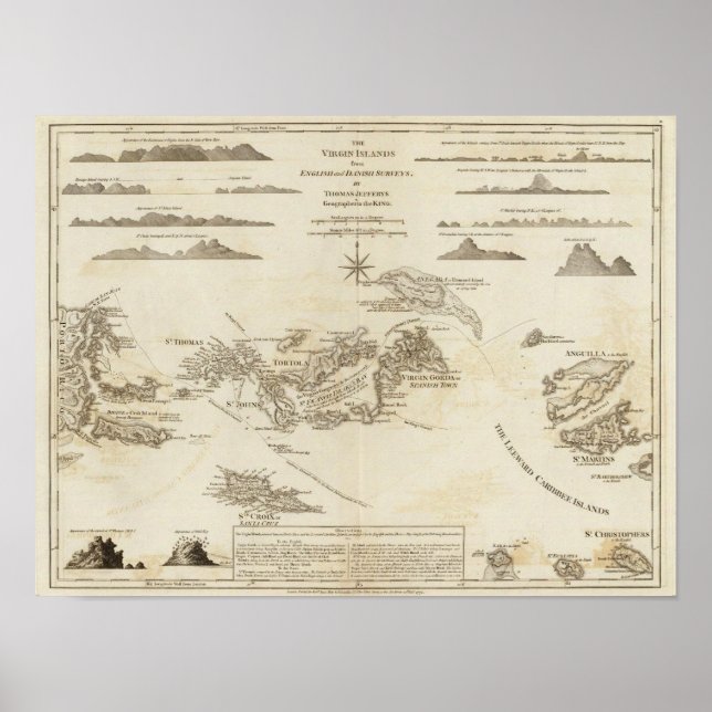 Póster Ilhas Virgens (Frente)