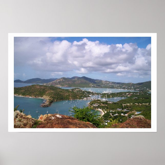 Póster Ilhas Virgens Britânicas (Frente)