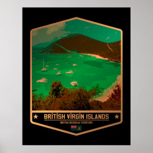 Poster Ilhas Virgens Britânicas