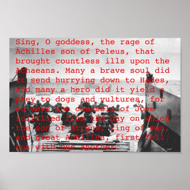 Póster Iliad (Frente)