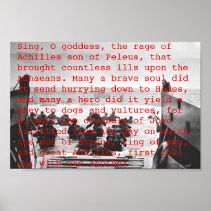 Póster Ilíada