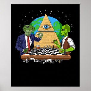 Poster Illuminati Alienígena