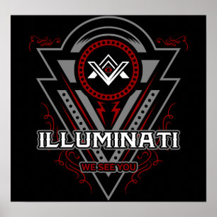Poster Illuminati Vemo-Nos Todos A Ver O Olhar