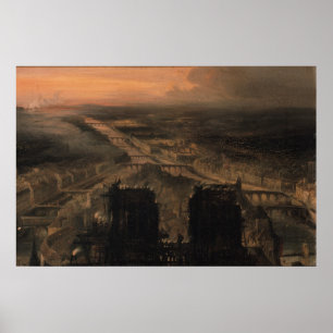 Poster Iluminação de Notre Dame