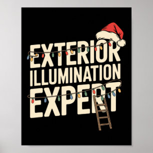 Poster Iluminação Exterior Especialista Casa de Natal Luz