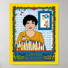 Poster Iluminado Pela Luz_B_8x10 Cartaz