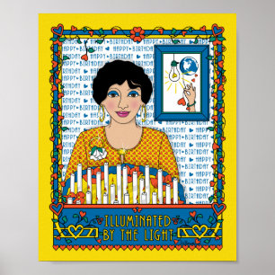 Poster Iluminado Pela Luz_B_8x10 Cartaz