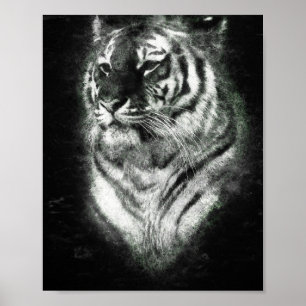 Poster iluminando a arte da linha de desenho profunda da
