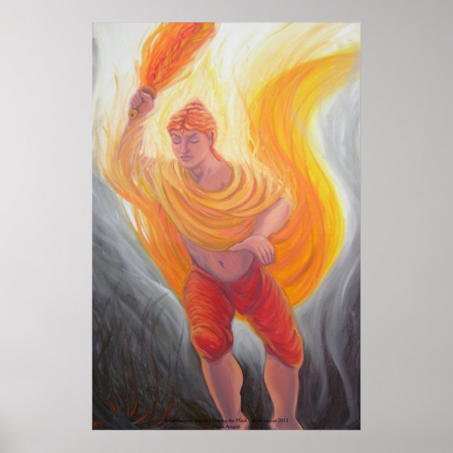 Poster Iluminismo Libertando a Mente (Frente)