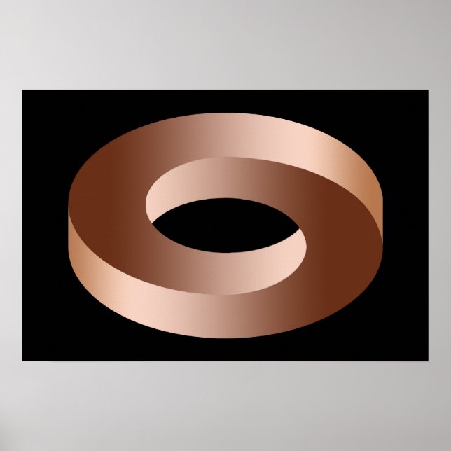 Póster Ilusão de Anel Torcida (Frente)