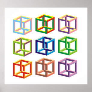 Poster ilusão óptica