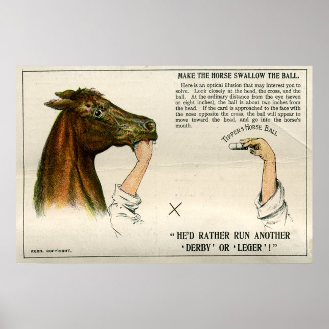 Poster Ilusão óptica, 1896 (Frente)