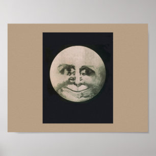 Póster Ilusão óptica da lua