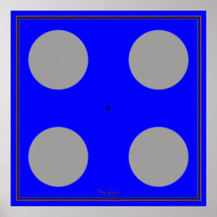 Poster Ilusão óptica de giro de Brown