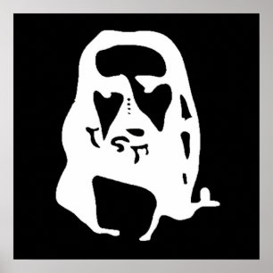 Poster Ilusão óptica do Jesus Cristo surpreendente