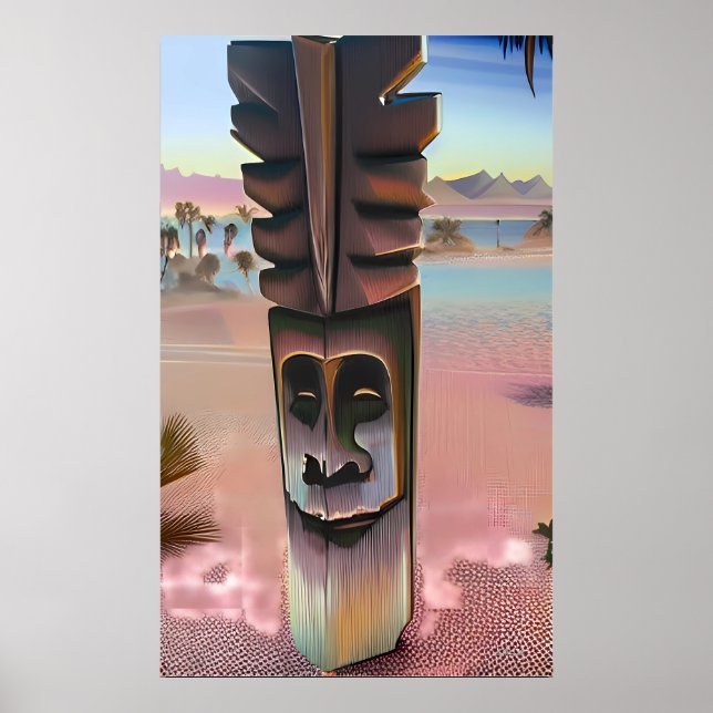 Poster Ilusões Tiki (Frente)